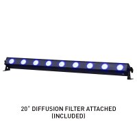 ADJ UBL9H, LED-Bar. 9x 20 Watt RGBAL+UV-LED, 1m