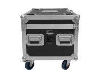 Roadinger Flightcase 4x AKKU Multiflood IP 8x10W RGBW Wash CRMX with charging function