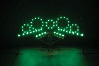 Showtec Stage Blinder FLEX Blaze Single Pod, LED-Blinder-Pod, 100 Watt, Tungsten-Dimmung, RGB-Blaze-Effekt, IP65