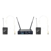 DAP-Audio EDGE EBS-2, Kabelloses Doppel-Beltpack-Set,...