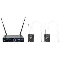 DAP-Audio EDGE EBS-2, Kabelloses Doppel-Beltpack-Set,...