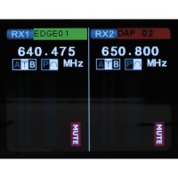 DAP-Audio EDGE EBS-2, Kabelloses Doppel-Beltpack-Set, Funkmikrofonanlage mit 2 Gürtelsendern/Headsets, 610-670 MHz