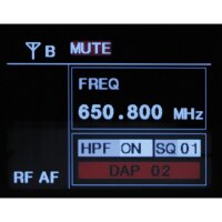 DAP-Audio EDGE EBS-2, Kabelloses Doppel-Beltpack-Set, Funkmikrofonanlage mit 2 Gürtelsendern/Headsets, 610-670 MHz