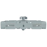 Showgear Nivellierklemme, Zum Ausgleich schräger Befestigungspunkte, max. 60kg, max. 45°, silber