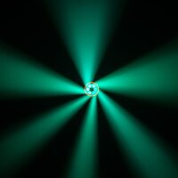 Eliminator Stryker Max, LED-Washlight, 6x 40 Watt LED, LED Ring mit 60x 0.5 Watt LED, 4-55 Grad Zoom, DMX