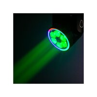 Eliminator Stryker Max, LED-Washlight, 6x 40 Watt LED, LED Ring mit 60x 0.5 Watt LED, 4-55 Grad Zoom, DMX