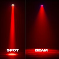 Eliminator Stryker Max, LED-Washlight, 6x 40 Watt LED, LED Ring mit 60x 0.5 Watt LED, 4-55 Grad Zoom, DMX