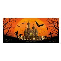 Halloween Banner, Geisterhaus, 400x180cm