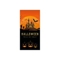 Halloween Banner, Geisterhaus, 90x180cm