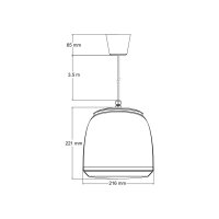 Audiophony SHP660, Pendellautsprecher