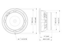 Lavoce WAF061.80-16 6.5" Woofer Ferrite Aluminium Basket Driver