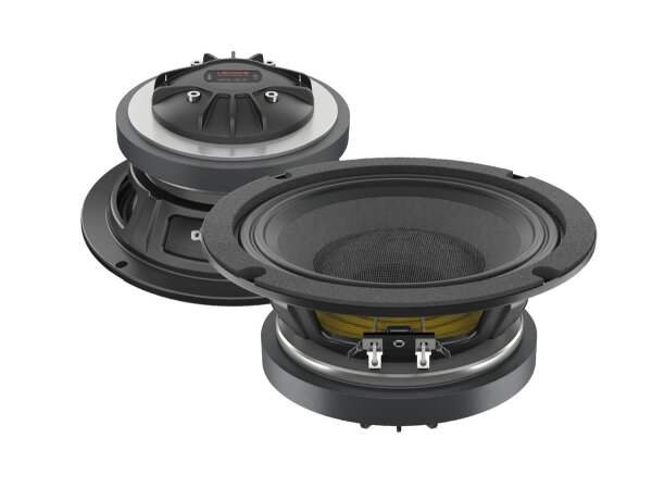 Lavoce CSF061.70K 6.5" Coaxial Ferrite Magnet Steel Basket Driver