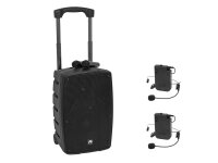 Omnitronic Set WAMS-10BT2 MK2 + 2x Taschensender + 2x...