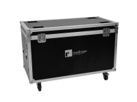 Roadinger Flightcase 2x DMH-640 with wheels