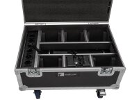 Roadinger Flightcase 6x AKKU IP TL-3 QCL Trusslight CRMX with charging function and wheels