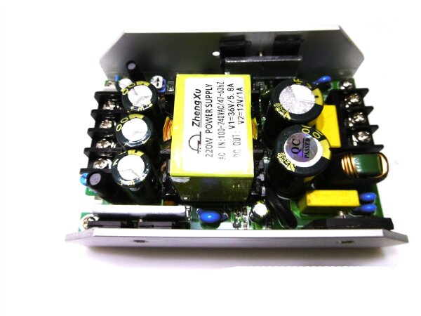 Platine (Netzteil) 36V/5.8A 12V/1A Audience Blinder 2x100W LED COB CW/WW (ZX2102 V0.1)