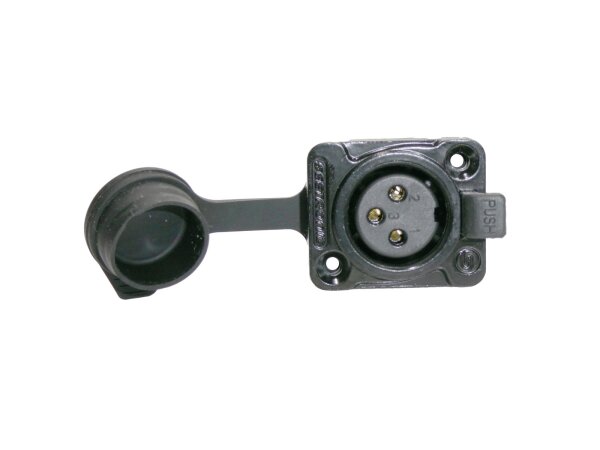 Panel Jack XLR 3-Pole IP65 M Multiflood Pro IP SMD RGBW Strobe/Wash