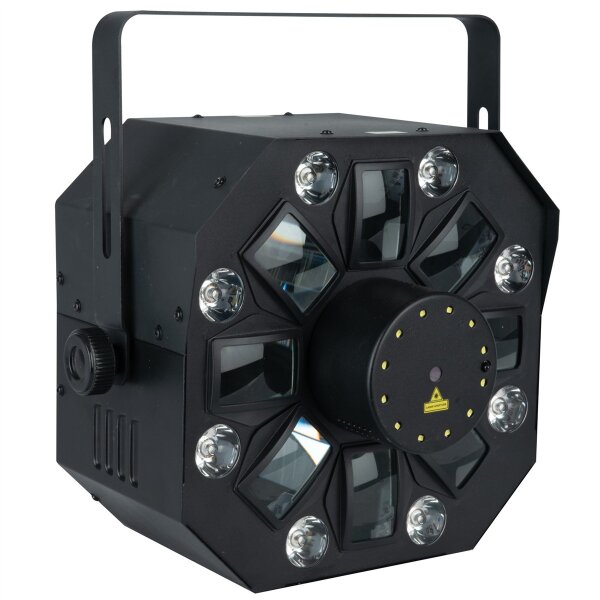 Showtec Firestorm, 4in1 Lichteffekt, Wash-/Derby-/Strobe- & Lasereffekt