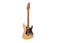 Dimavery ST-203 E-Gitarre, vintage weiß