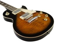 Dimavery LP-700 E-Gitarre, flamed braun