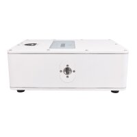 Briteq BTI-Akkupole white, 4x 5 Watt LED Spot 3000K warmweiß, 25°, Beleuchtung für Messestände/Ausstellungsräume/Produktpräsentationen, IP65