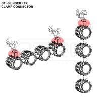Briteq BTI-Blinder1 Clamp Connector für BTI-Blinder1