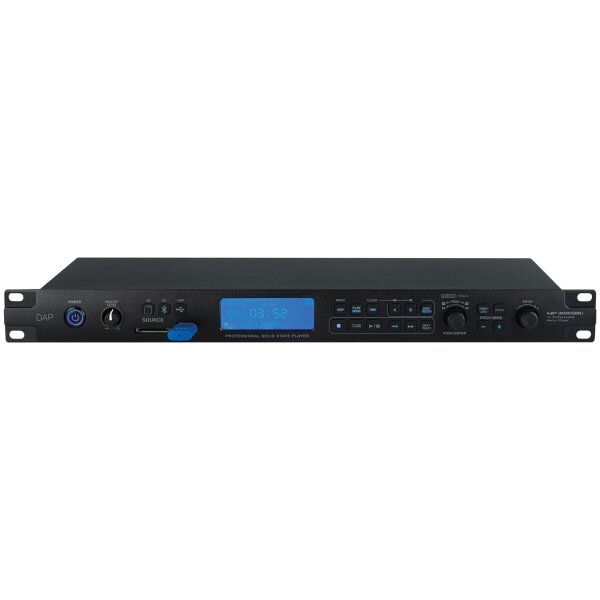 DAP-Audio MP-300SBU, professioneller USB/SD/BT-Media Player, 1HE