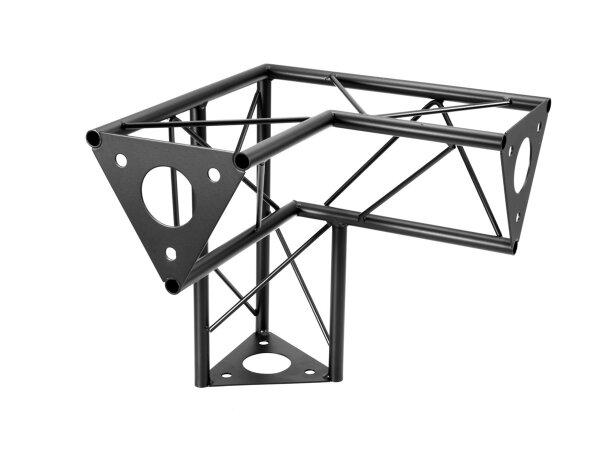Decotruss SAL-33 Ecke 3-Wege \/ rechts, schwarz
