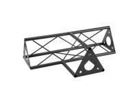 Decotruss SAT-36 T-piece 3-way horizontal, black