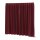Wentex Pipes & Drapes Vorhang Dimout, 3,3x3m, 260g/m², B1, rot
