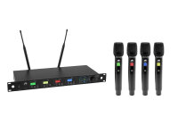Omnitronic UHF-604 4-channel Wireless Mic System 520-554 MHz