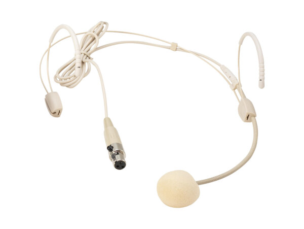 Omnitronic UHF-600 Headset Microphone, skin-colored