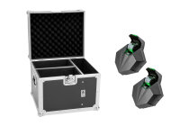 Eurolite Set 2x LED CAT-80 Strahleneffekt + Flightcase