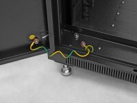 Roadinger SSC-16 Stahlschrank mit Glastür 16HE