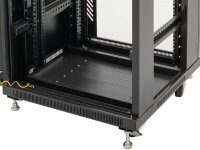 Roadinger SSC-16 Stahlschrank mit Glastür 16HE