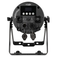 Showtec Titan Strobe 100 FX, 100 Watt LED Strobe Pod mit RGBW LED-Ringeffekt