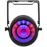 Showtec Titan Strobe 200 FX, 200 Watt LED Strobe Pod mit RGBW LED-Ringeffekt