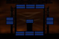 Showtec Titan Strobe 1000 FX, 1000 Watt LED-Stroboskop mit RGB-LED-Sektionseffekten