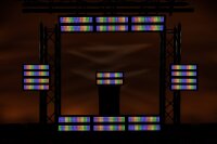 Showtec Titan Strobe 1000 FX, 1000 Watt LED-Stroboskop mit RGB-LED-Sektionseffekten