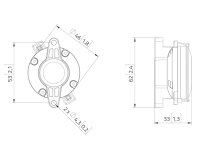 Lavoce DN07.10LM-16 0,7 Zoll Kompressionstreiber, Neodym