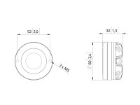 Lavoce DN10.142-16 1 Zoll Kompressionstreiber, Neodym