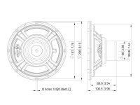 Lavoce NBASS08-20-2 8 Zoll Bassgitarrenlautsprecher, Neodym, Stahlkorb