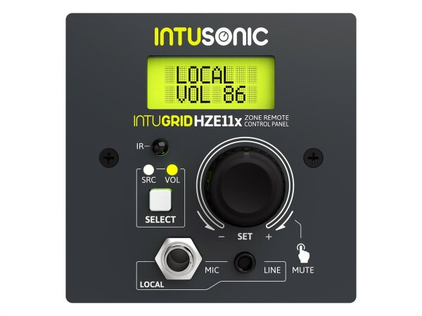 Intusonic HZE11+ Zonen Fernbedienungspanel