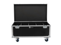 Roadinger Flightcase 4x Multiflood IP 18x10W RGBW Wash CRMX, mit Rollen MK2