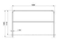 Alutruss BE-1G2 Bühnengeländer