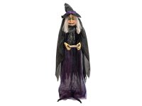 Halloween Figur Hexe Marie, animiert, 180cm