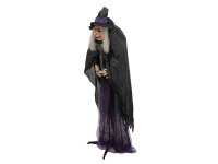 Halloween Figur Hexe Marie, animiert, 180cm