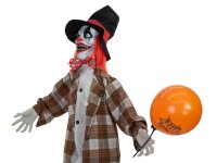 Halloween Figur Clown Hatty, animiert, 185cm