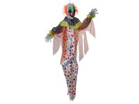 Halloween Figur Clown Curby, animiert, 155cm