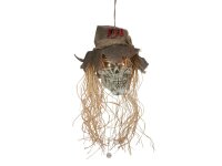 Halloween Vogelscheuchen-Schädel, 70cm